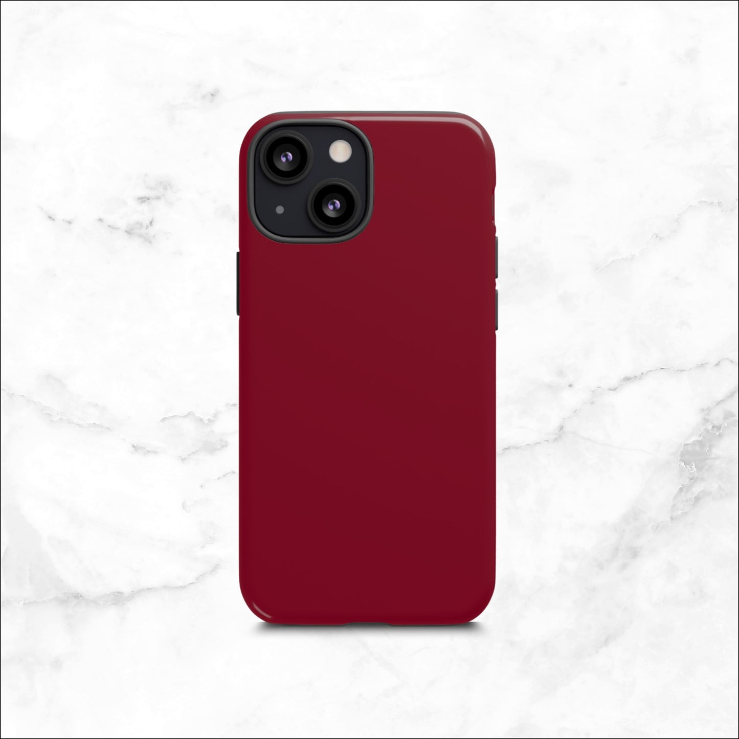 Burgundy - iPhone Case