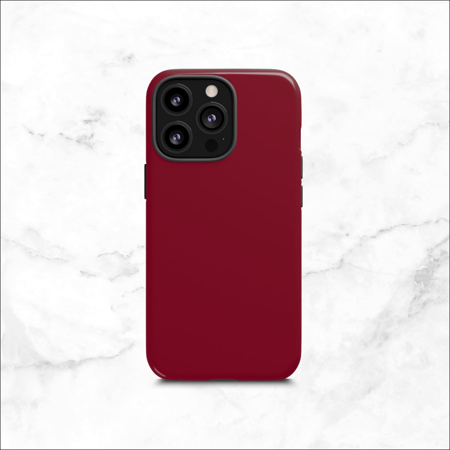 Burgundy - iPhone Case