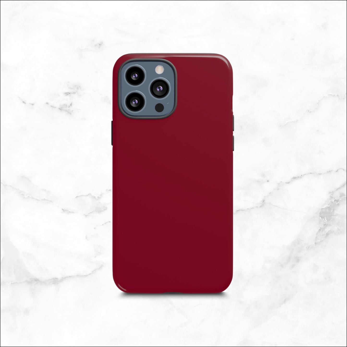 Burgundy - iPhone Case