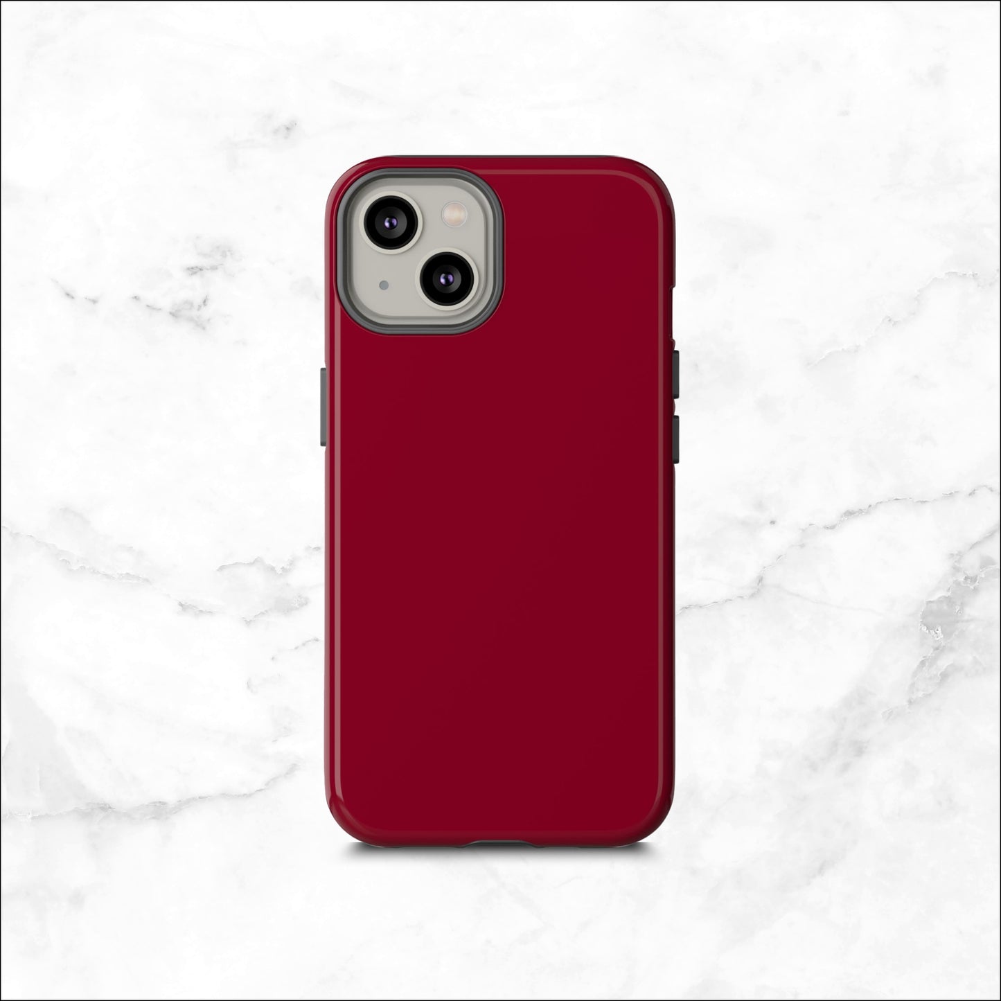 Burgundy - iPhone Case