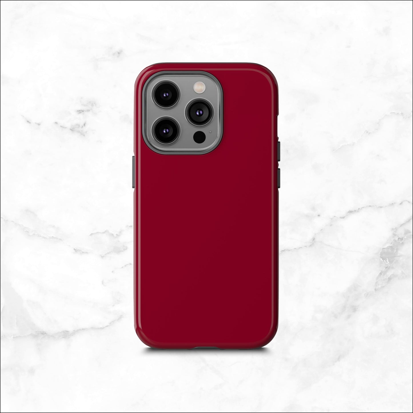 Burgundy - iPhone Case