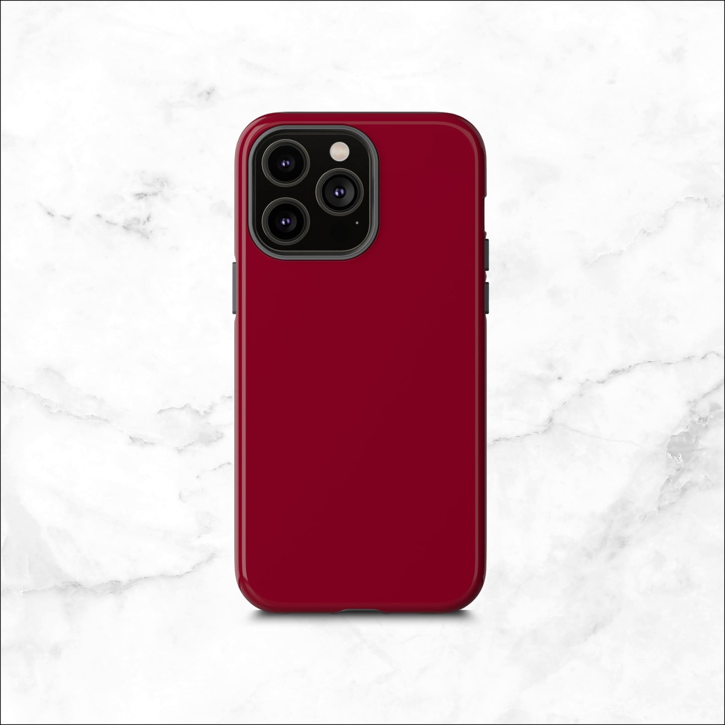 Burgundy - iPhone Case