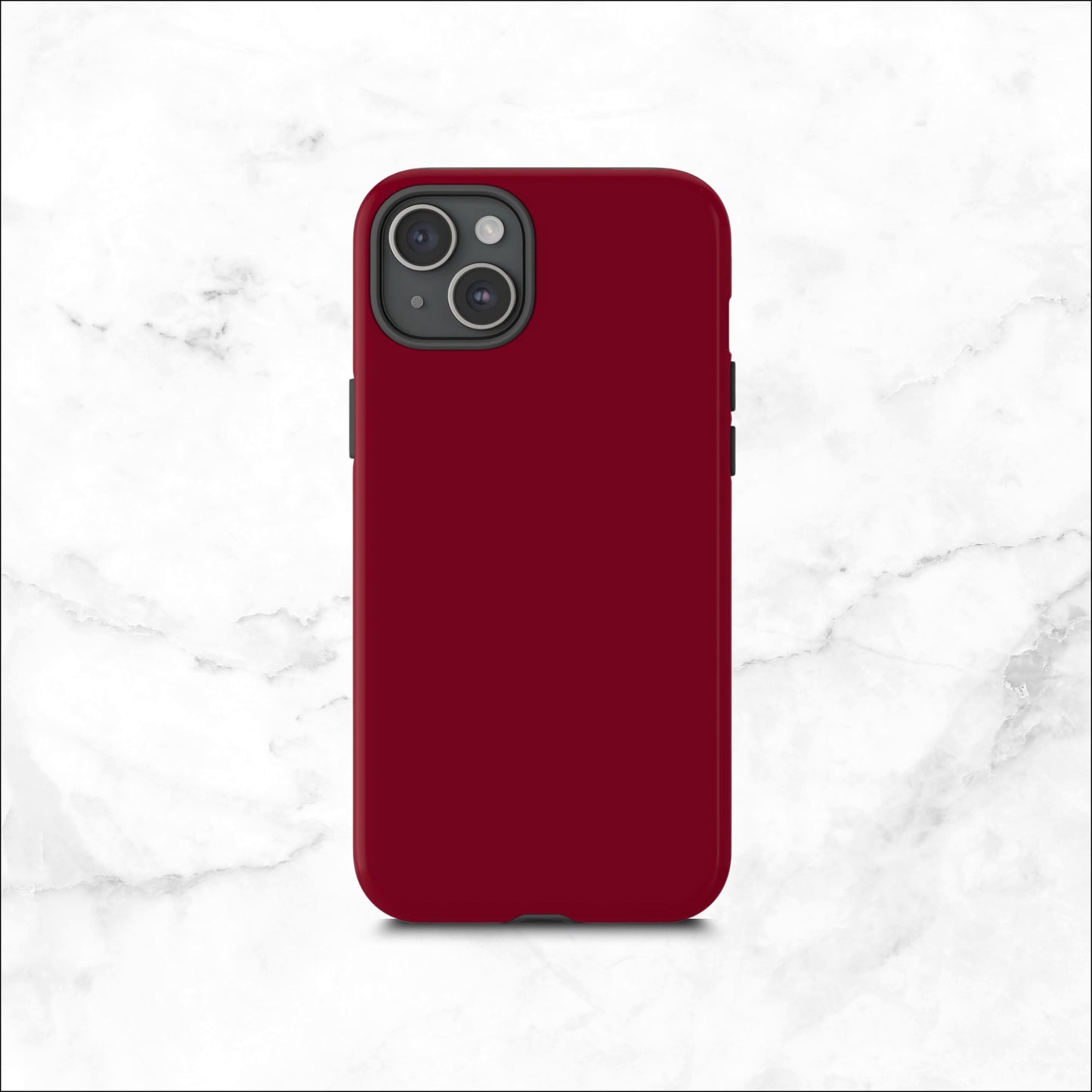 Burgundy - iPhone Case