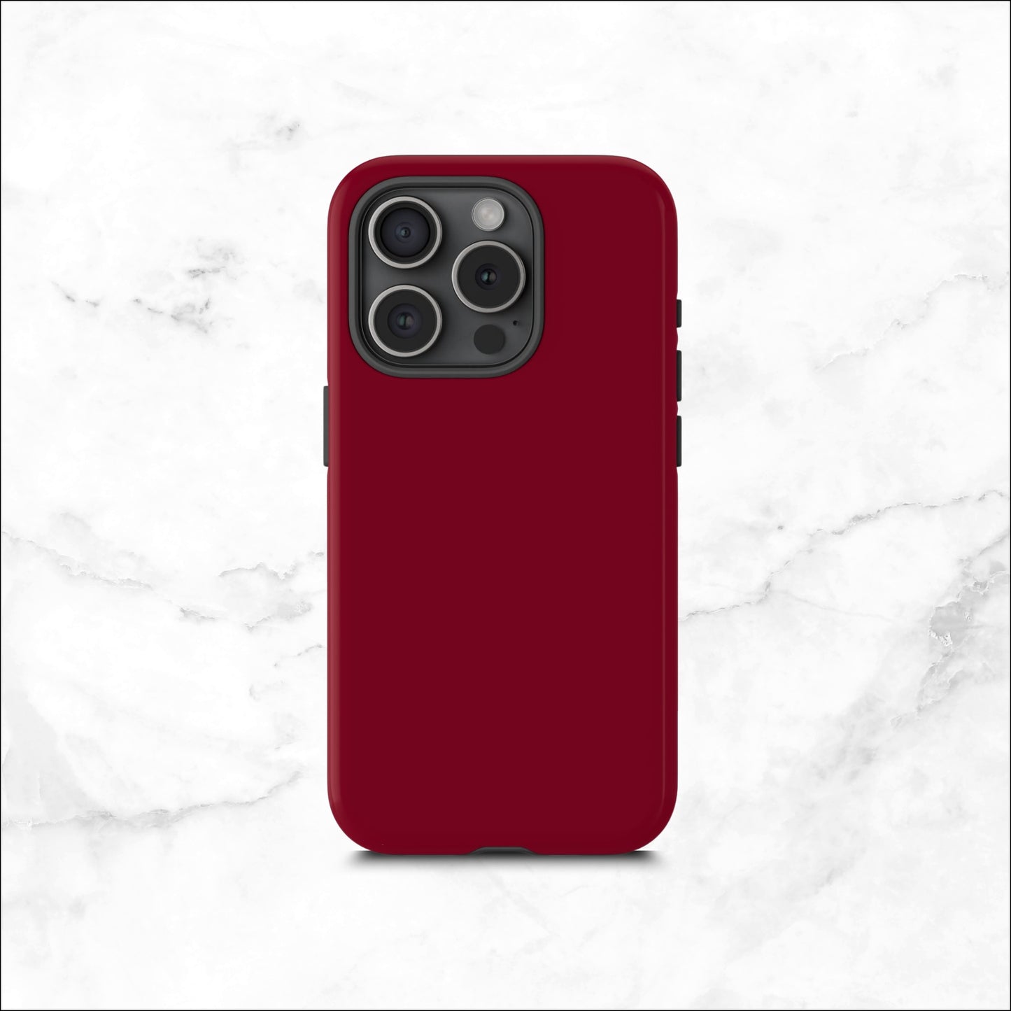 Burgundy - iPhone Case