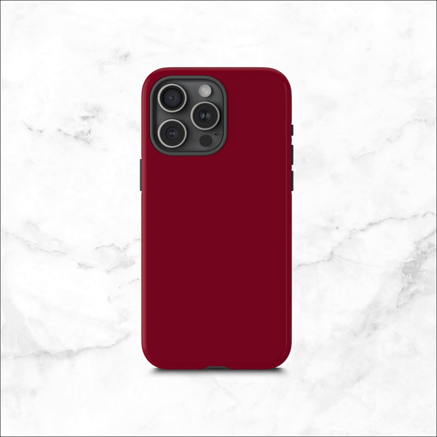 Burgundy - iPhone Case