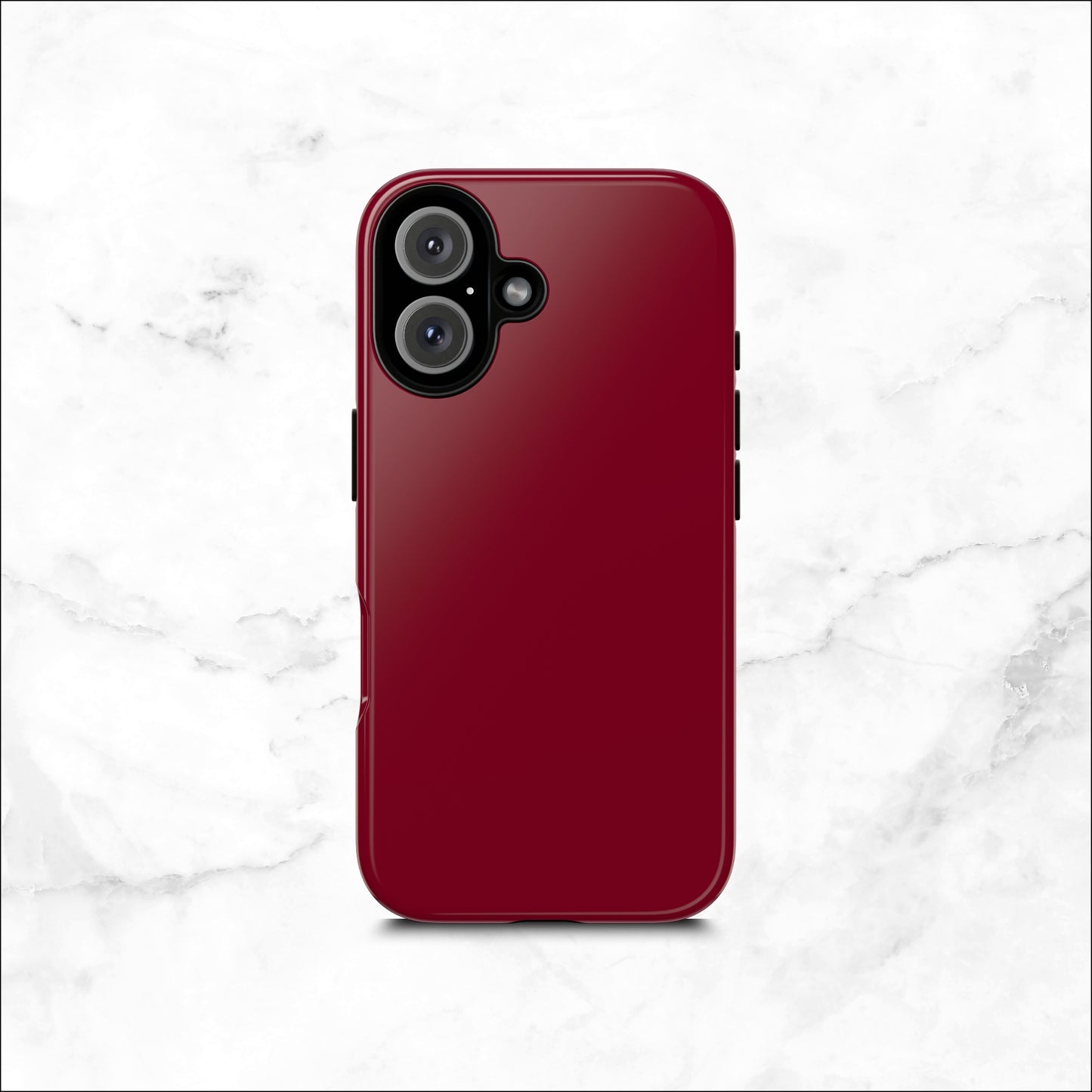 Burgundy - iPhone Case