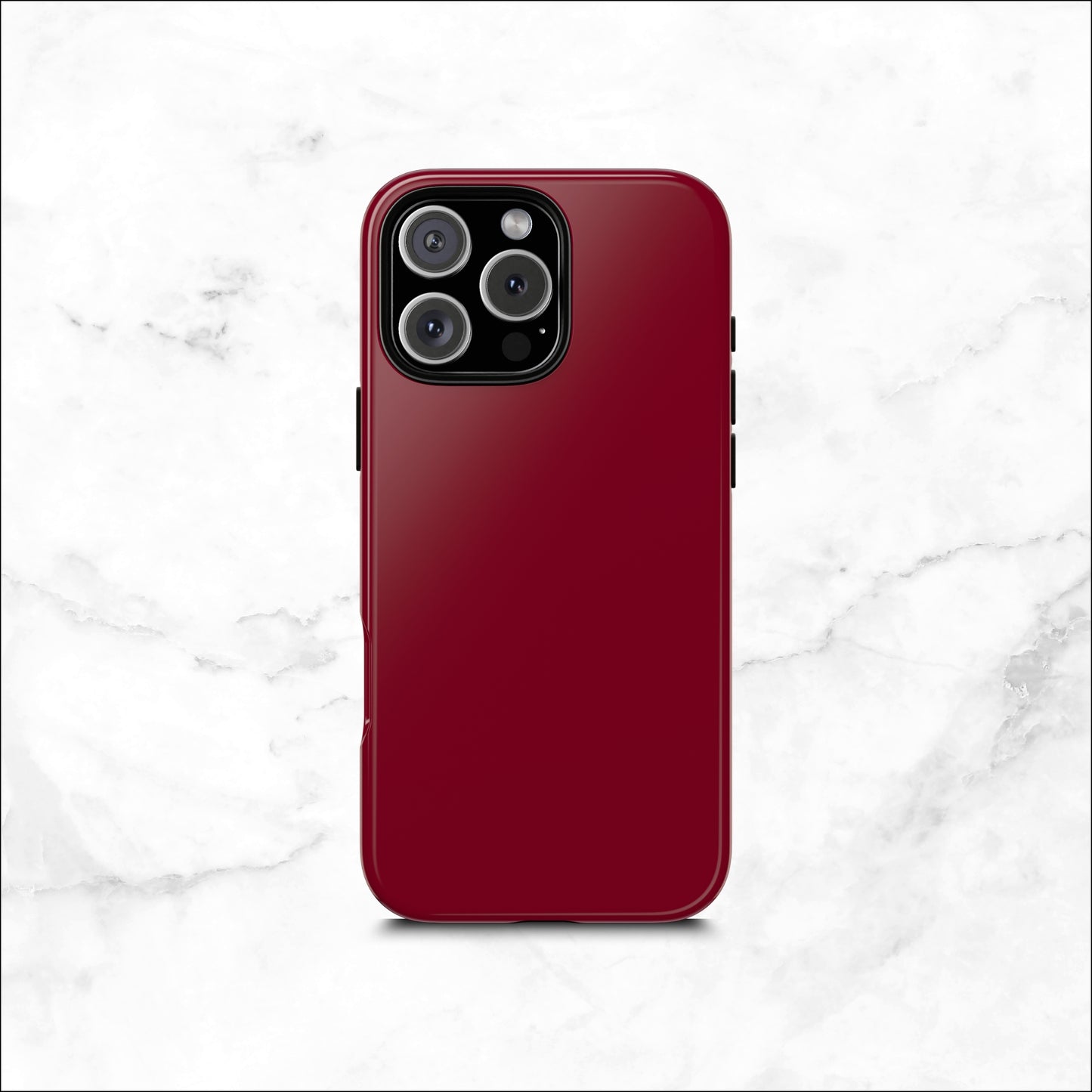 Burgundy - iPhone Case
