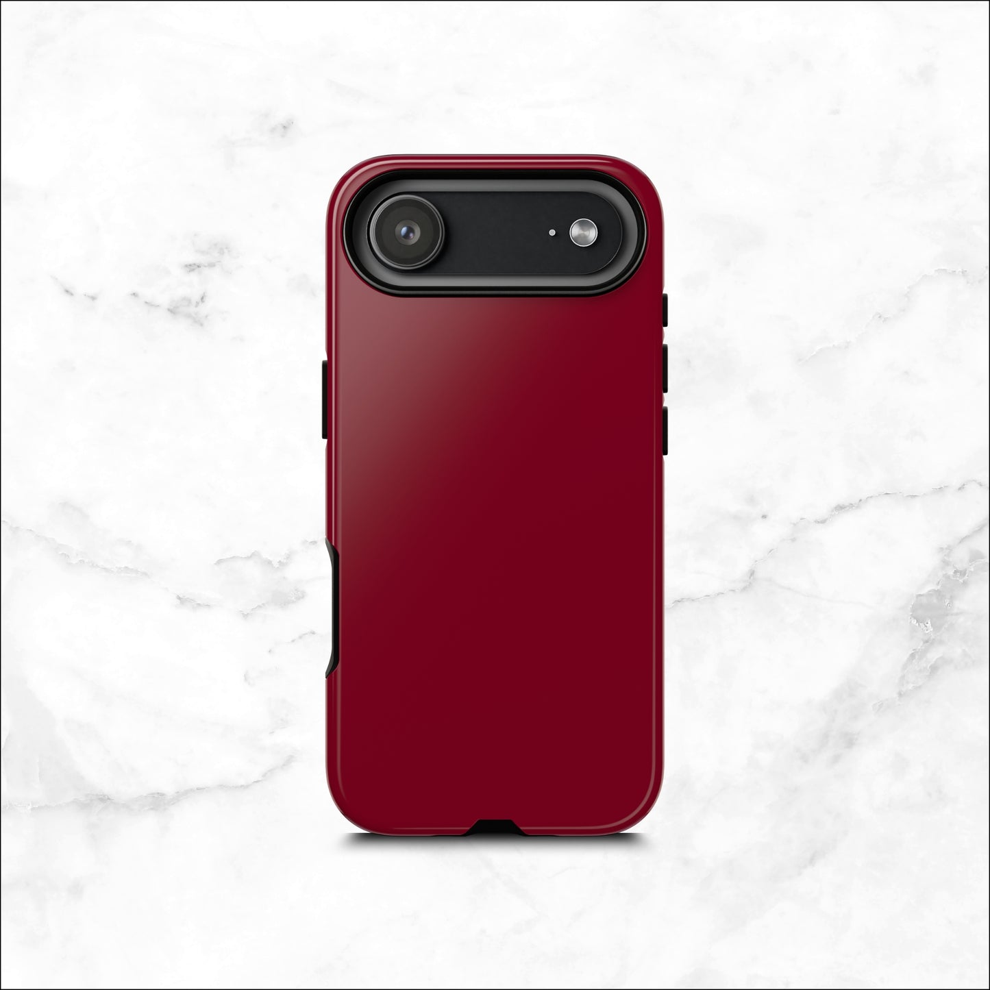 Burgundy - iPhone Case