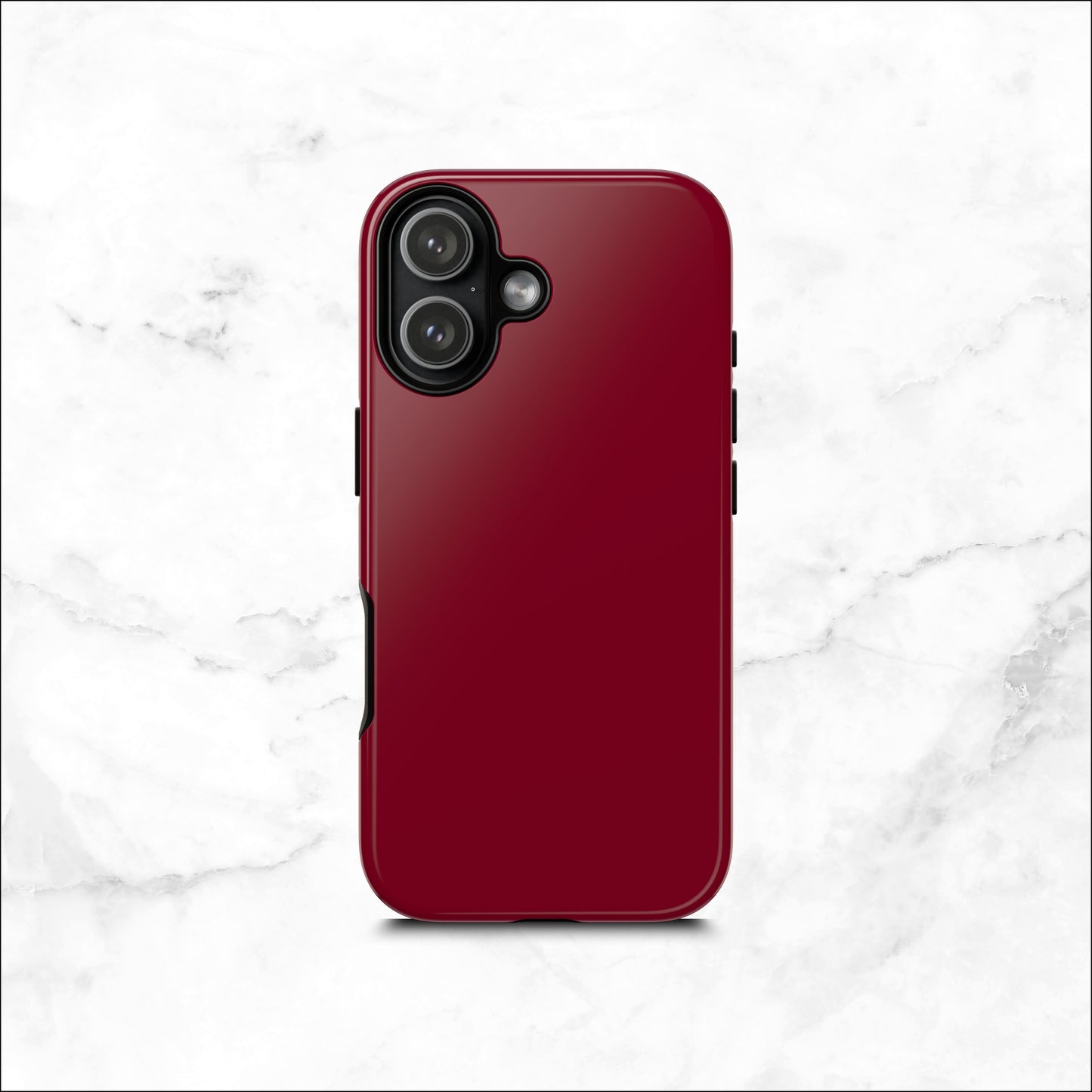 Burgundy - iPhone Case