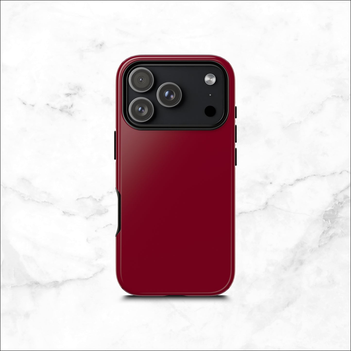 Burgundy - iPhone Case