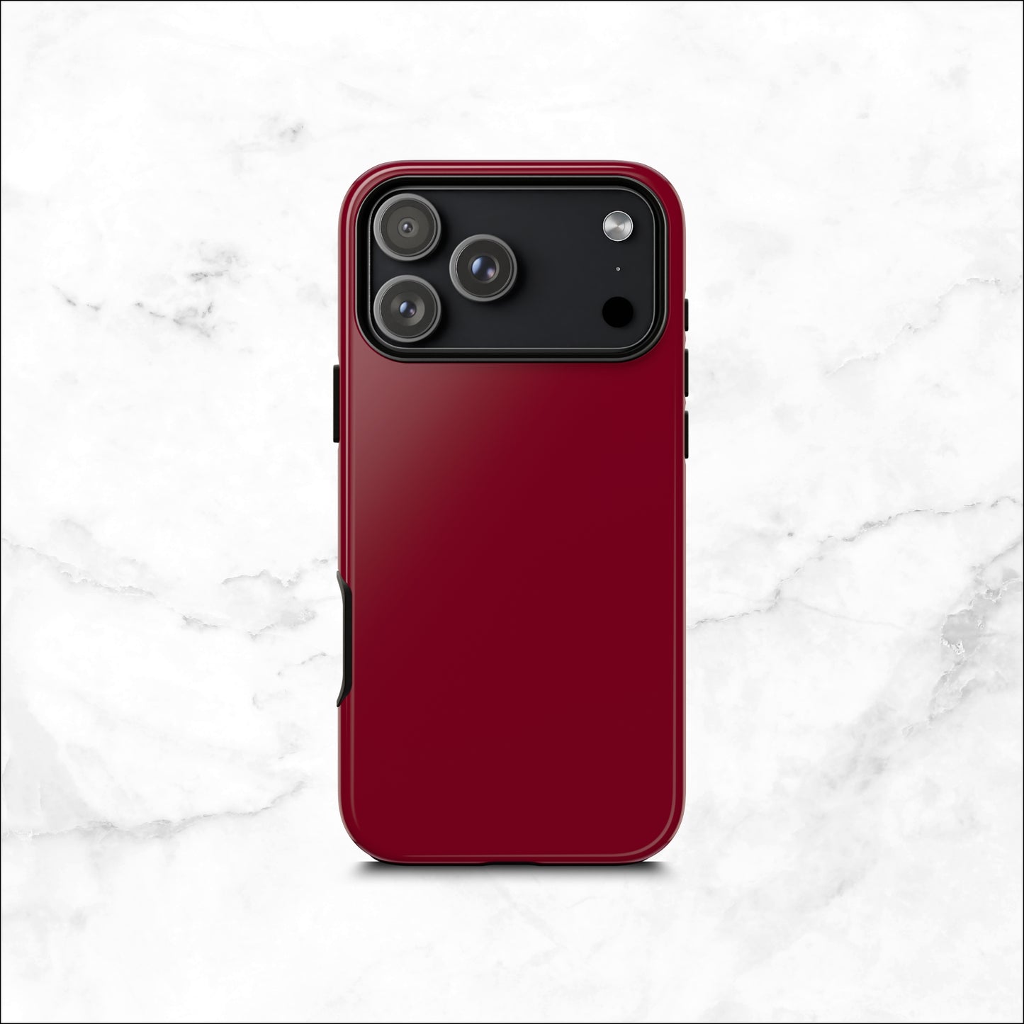 Burgundy - iPhone Case