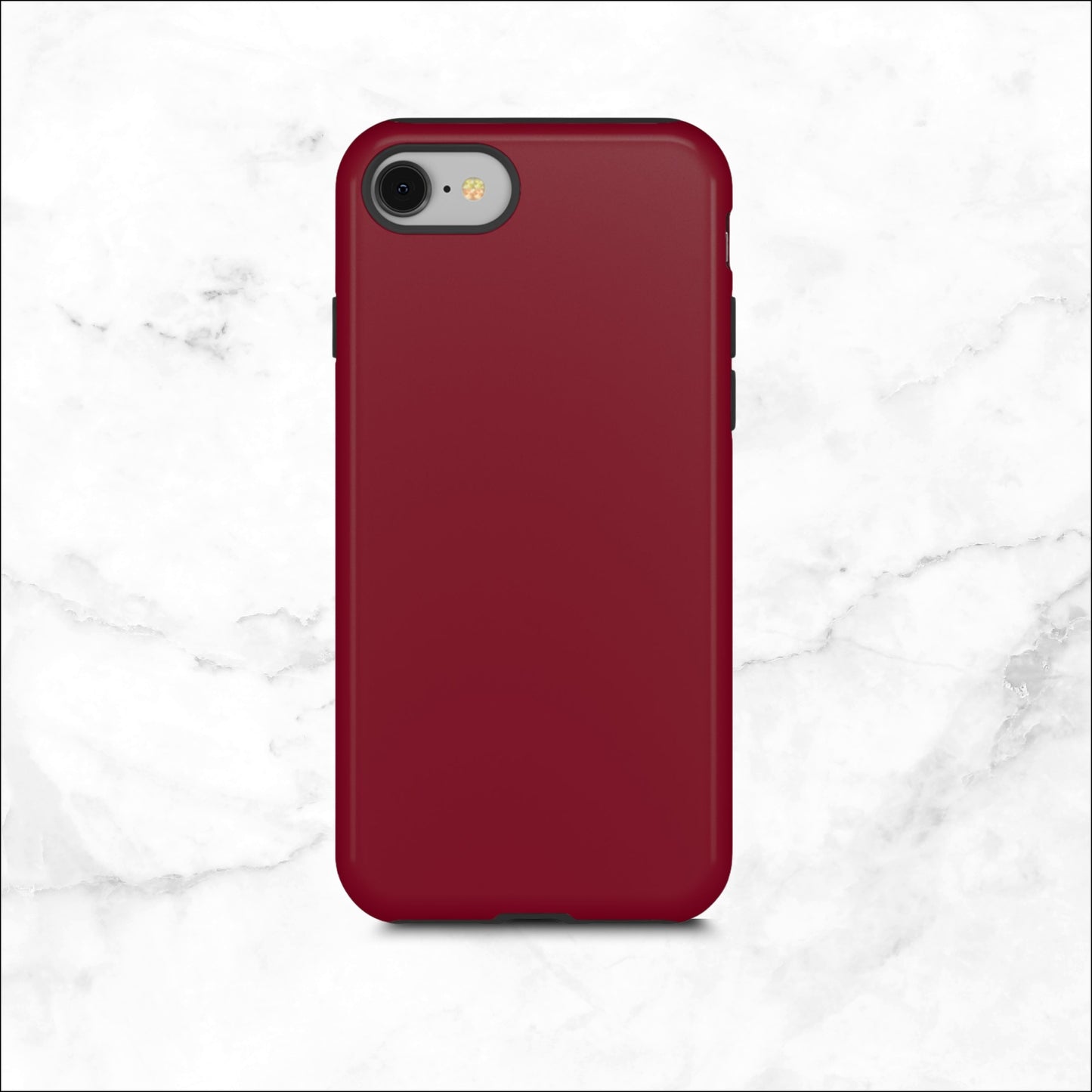 Burgundy - iPhone Case
