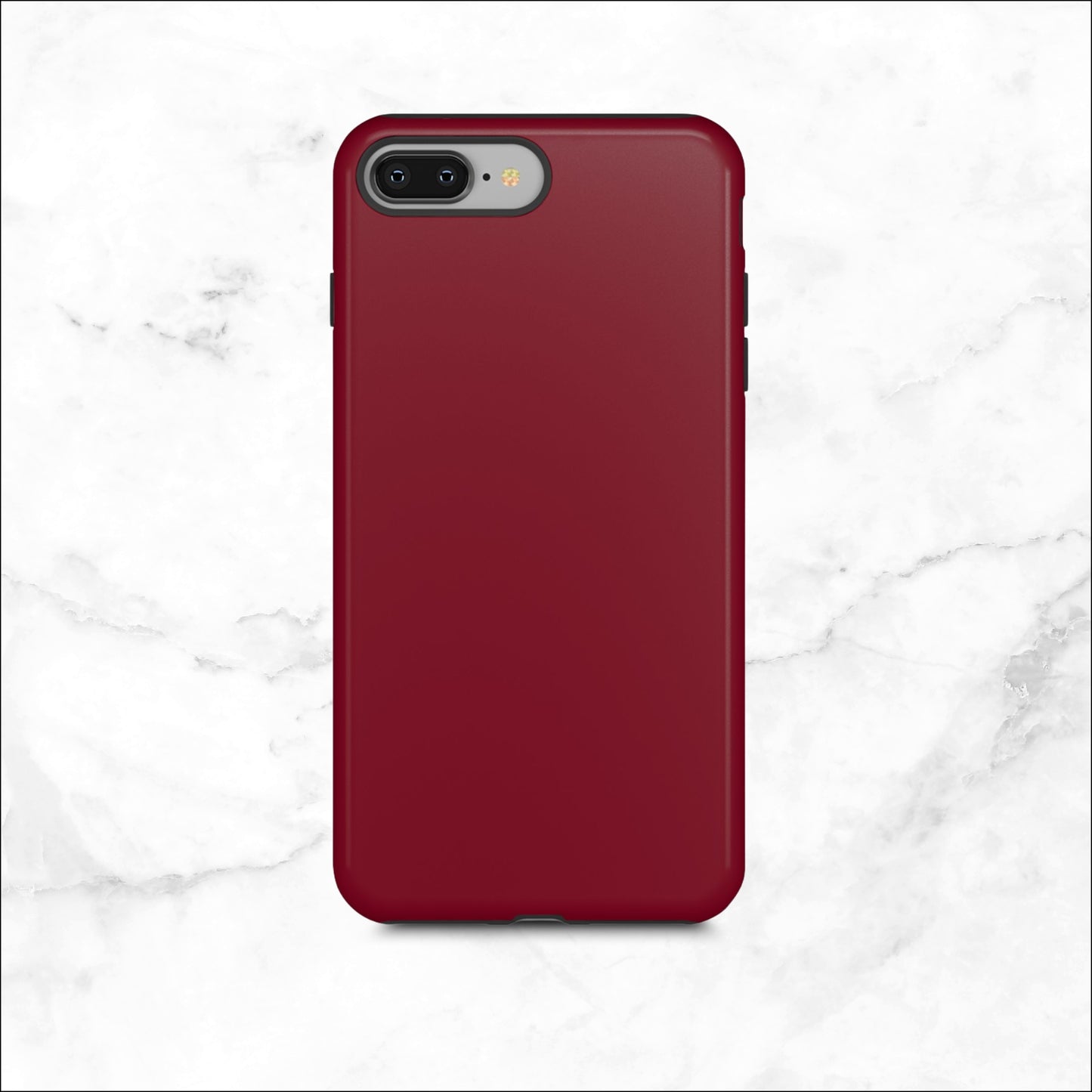 Burgundy - iPhone Case