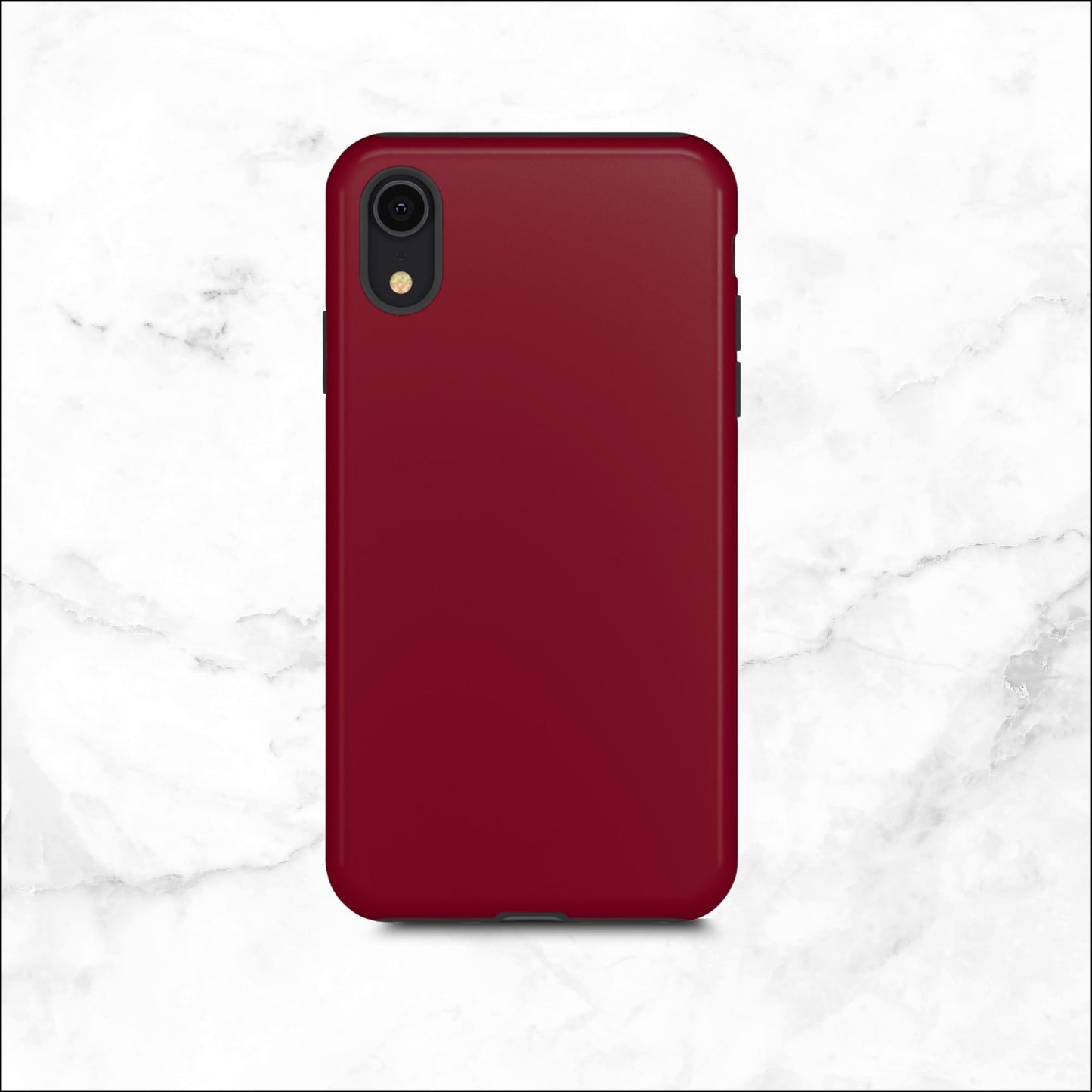 Burgundy - iPhone Case