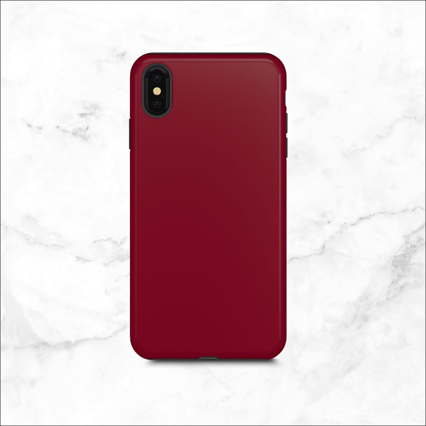 Burgundy - iPhone Case