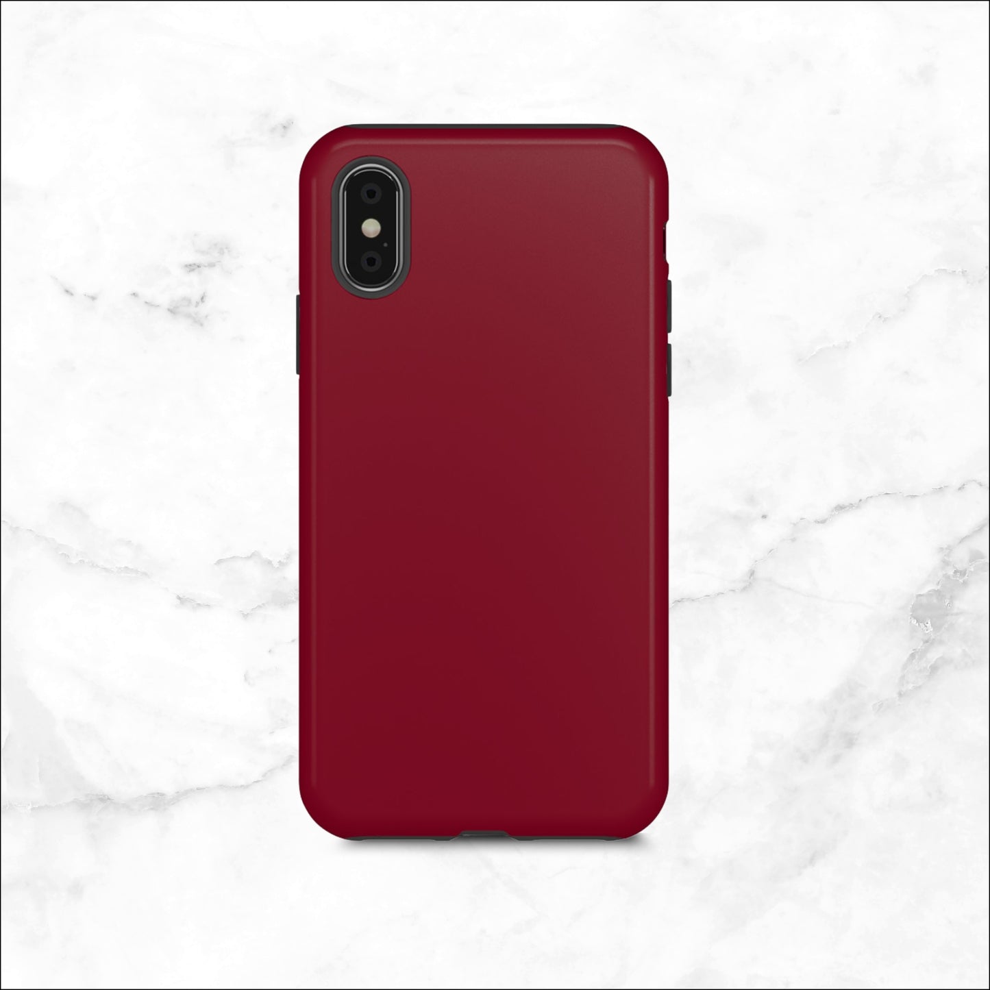 Burgundy - iPhone Case