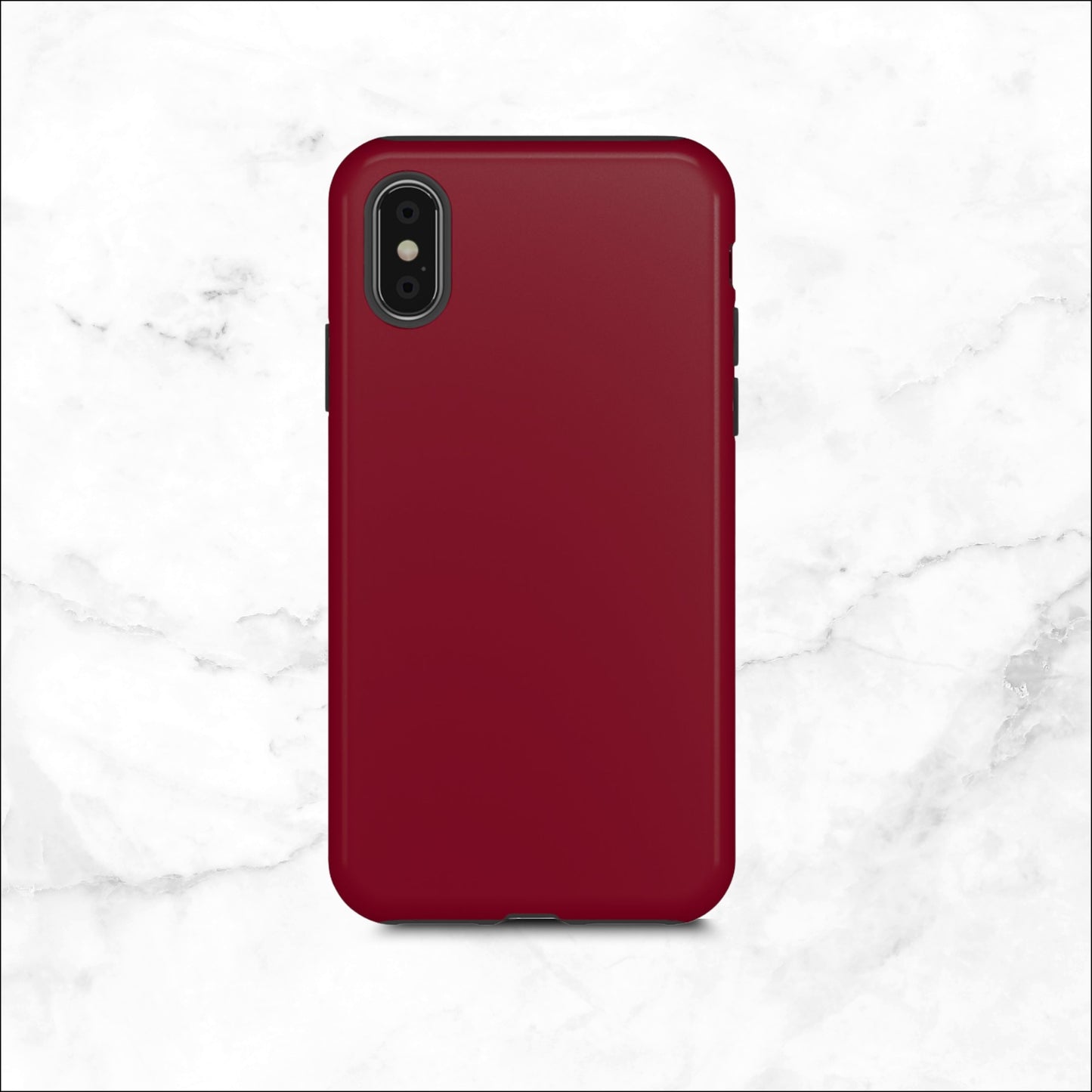 Burgundy - iPhone Case