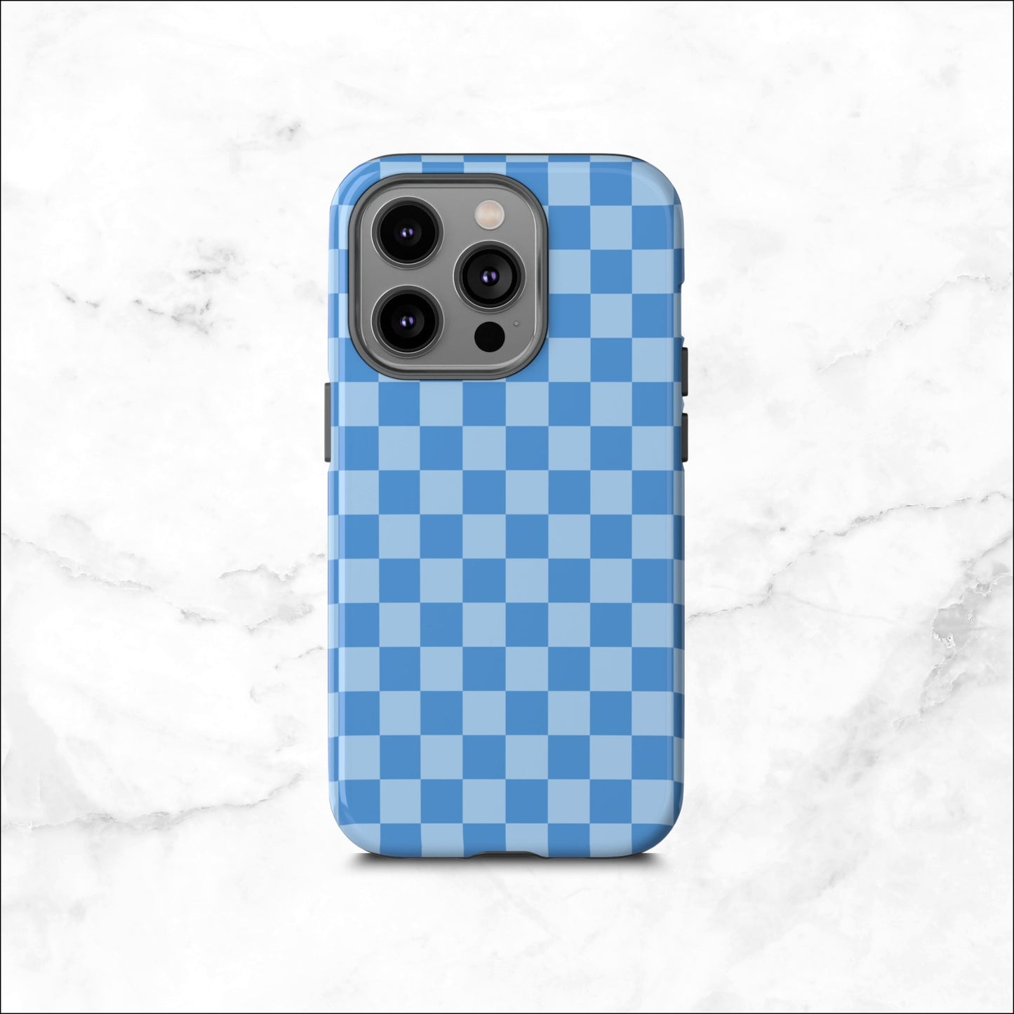 Coastal Check - iPhone Case