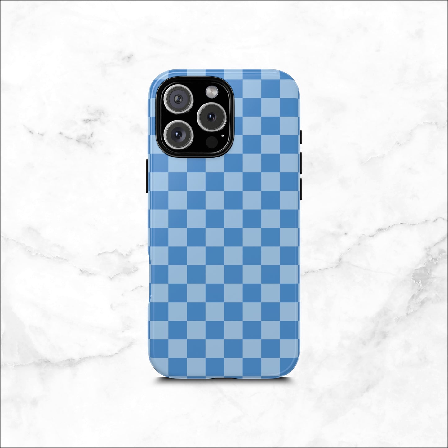 Coastal Check - iPhone Case