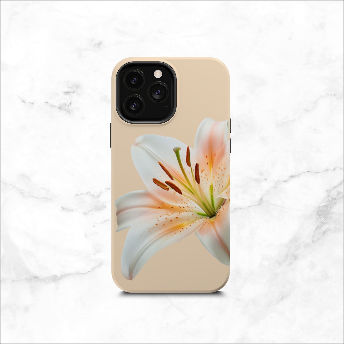 Vanilla Essence - Floral Magsafe iPhone Case Phone Case-aesthetic phone case-shockproof phone case-cute phone case-designer phone case-elegant phone case-luxury phone case-phone accessories-fashion accessory