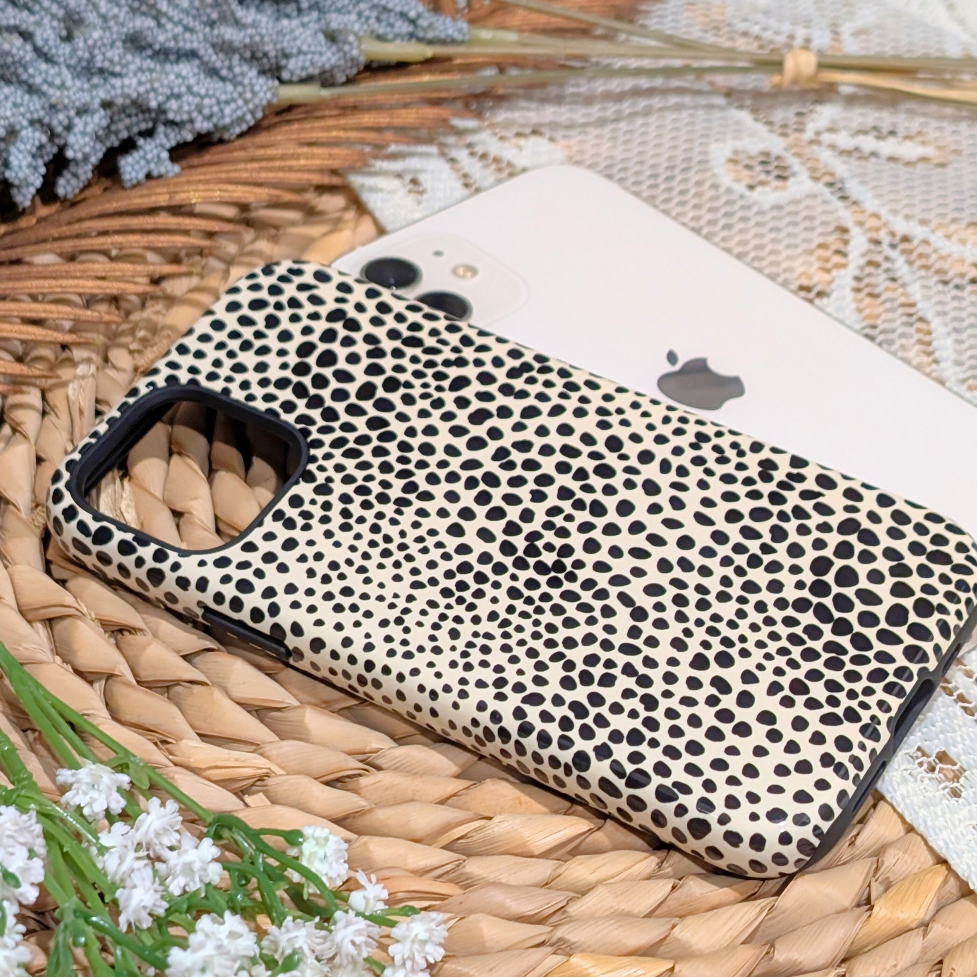 Vanilla Mocha - iPhone Flip Case Wallet, Leather Folio Case Phone Case-aesthetic phone case-shockproof phone case-cute phone case-designer phone case-elegant phone case-luxury phone case-phone accessories-fashion accessory