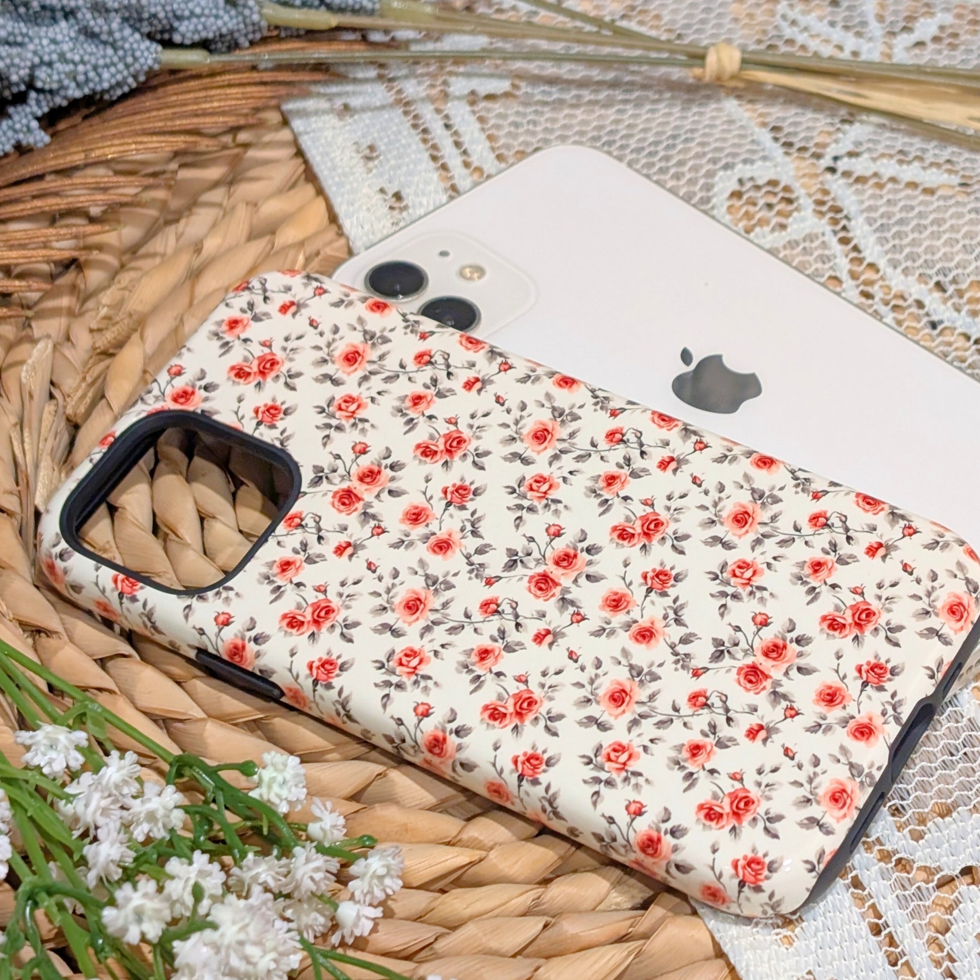 Cottage Charm - Magsafe iPhone Case Phone Case-aesthetic phone case-shockproof phone case-cute phone case-designer phone case-elegant phone case-luxury phone case-phone accessories-fashion accessory