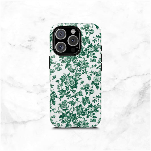 Moss Toile - iPhone Case Phone Case-aesthetic phone case-shockproof phone case-cute phone case-designer phone case-elegant phone case-luxury phone case-phone accessories-fashion accessory