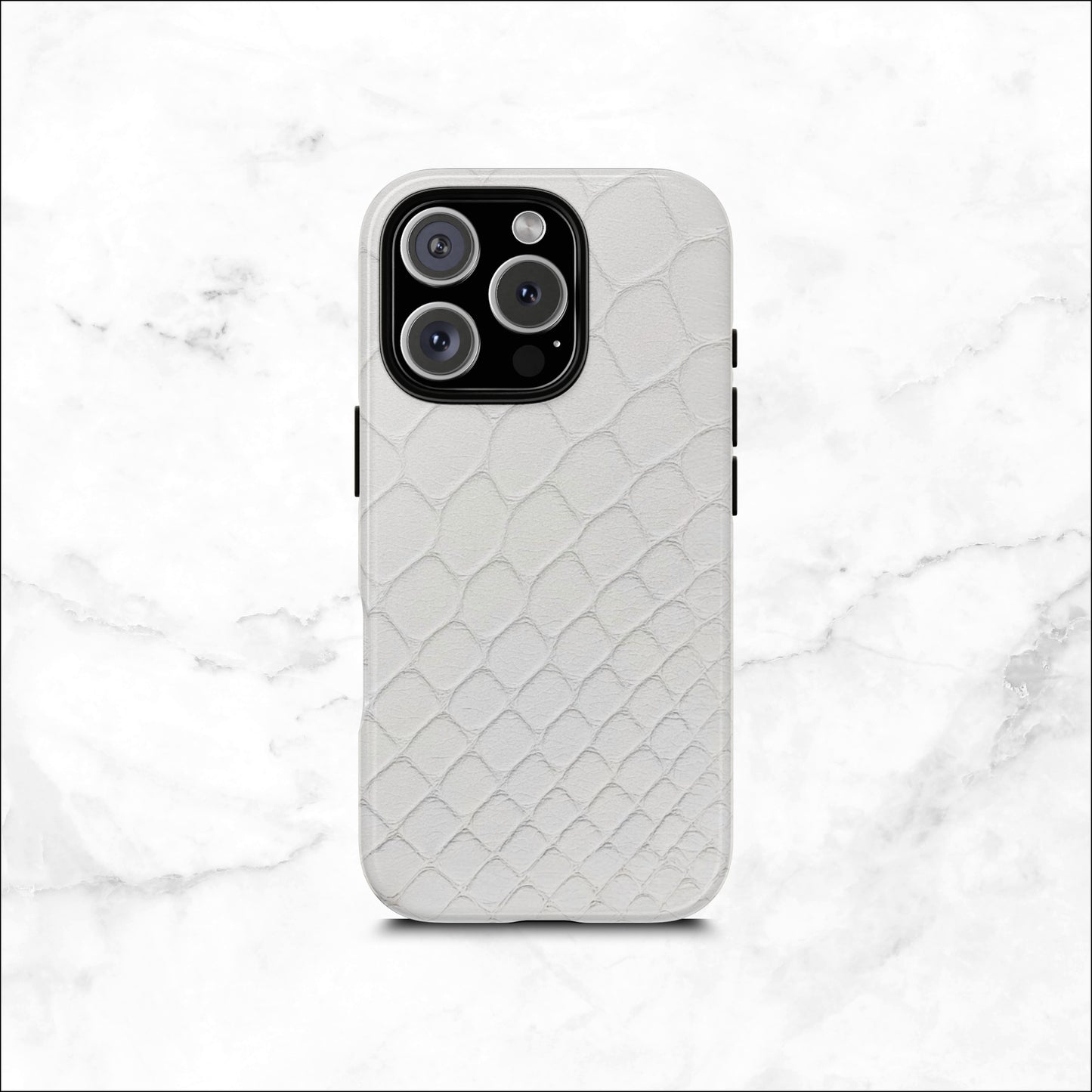 White Serpent - iPhone Case Phone Case-aesthetic phone case-shockproof phone case-cute phone case-designer phone case-elegant phone case-luxury phone case-phone accessories-fashion accessory