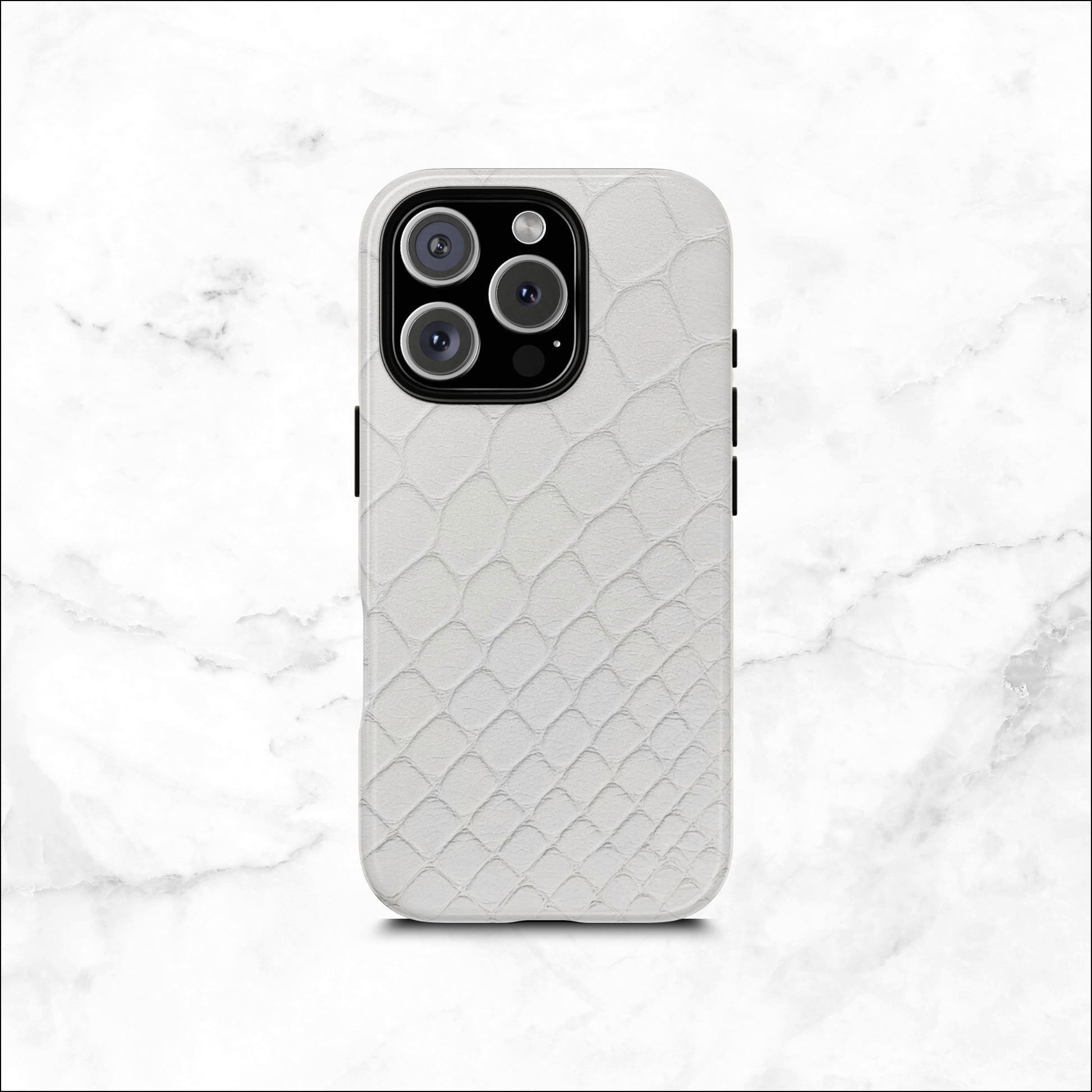 White Serpent - iPhone Case Phone Case-aesthetic phone case-shockproof phone case-cute phone case-designer phone case-elegant phone case-luxury phone case-phone accessories-fashion accessory