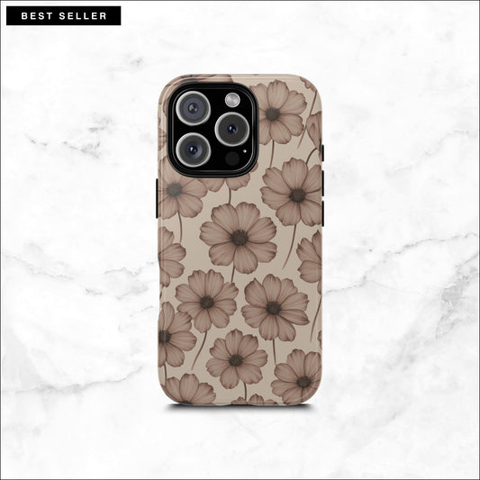Sepia Bloom - iPhone Case Phone Case-aesthetic phone case-shockproof phone case-cute phone case-designer phone case-elegant phone case-luxury phone case-phone accessories-fashion accessory