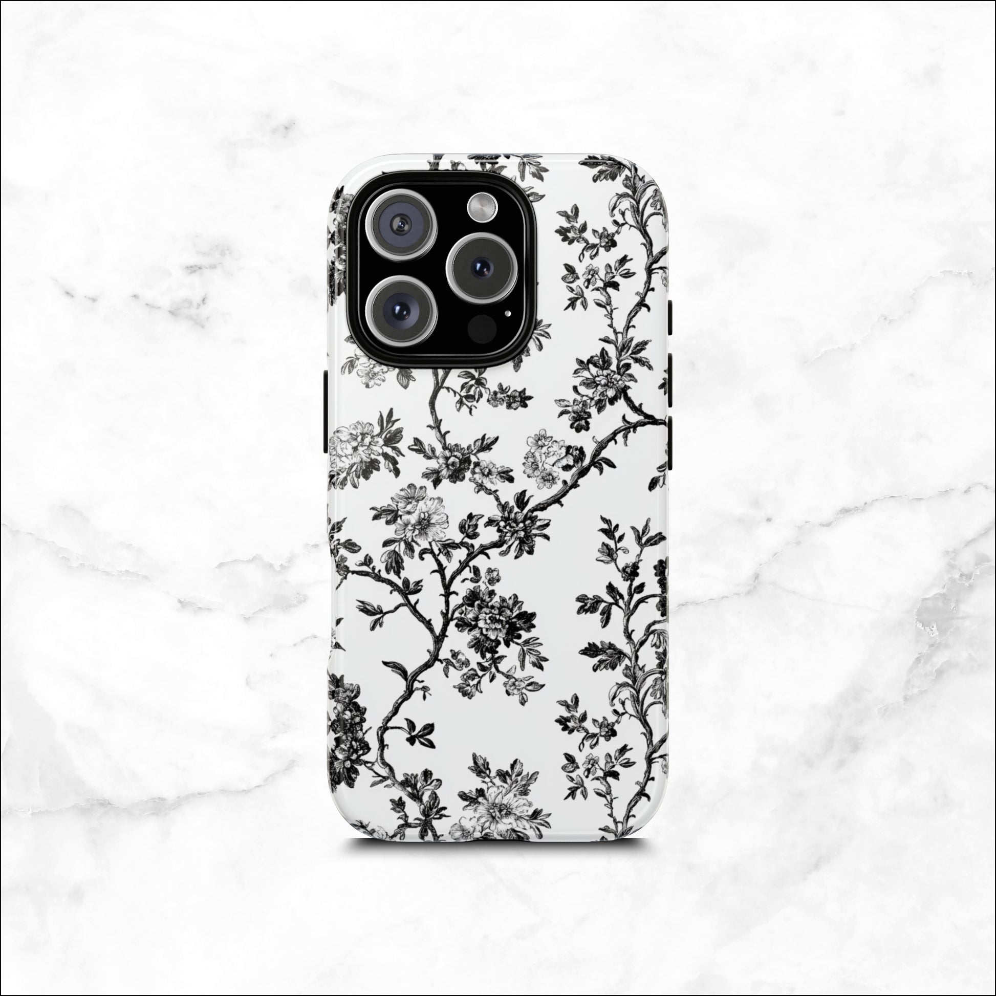 Adorned Toile - iPhone Case Phone Case-aesthetic phone case-shockproof phone case-cute phone case-designer phone case-elegant phone case-luxury phone case-phone accessories-fashion accessory