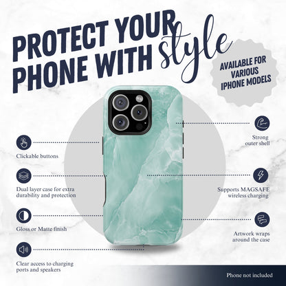 Jade - Magsafe iPhone Case Phone Case-aesthetic phone case-shockproof phone case-cute phone case-designer phone case-elegant phone case-luxury phone case-phone accessories-fashion accessory