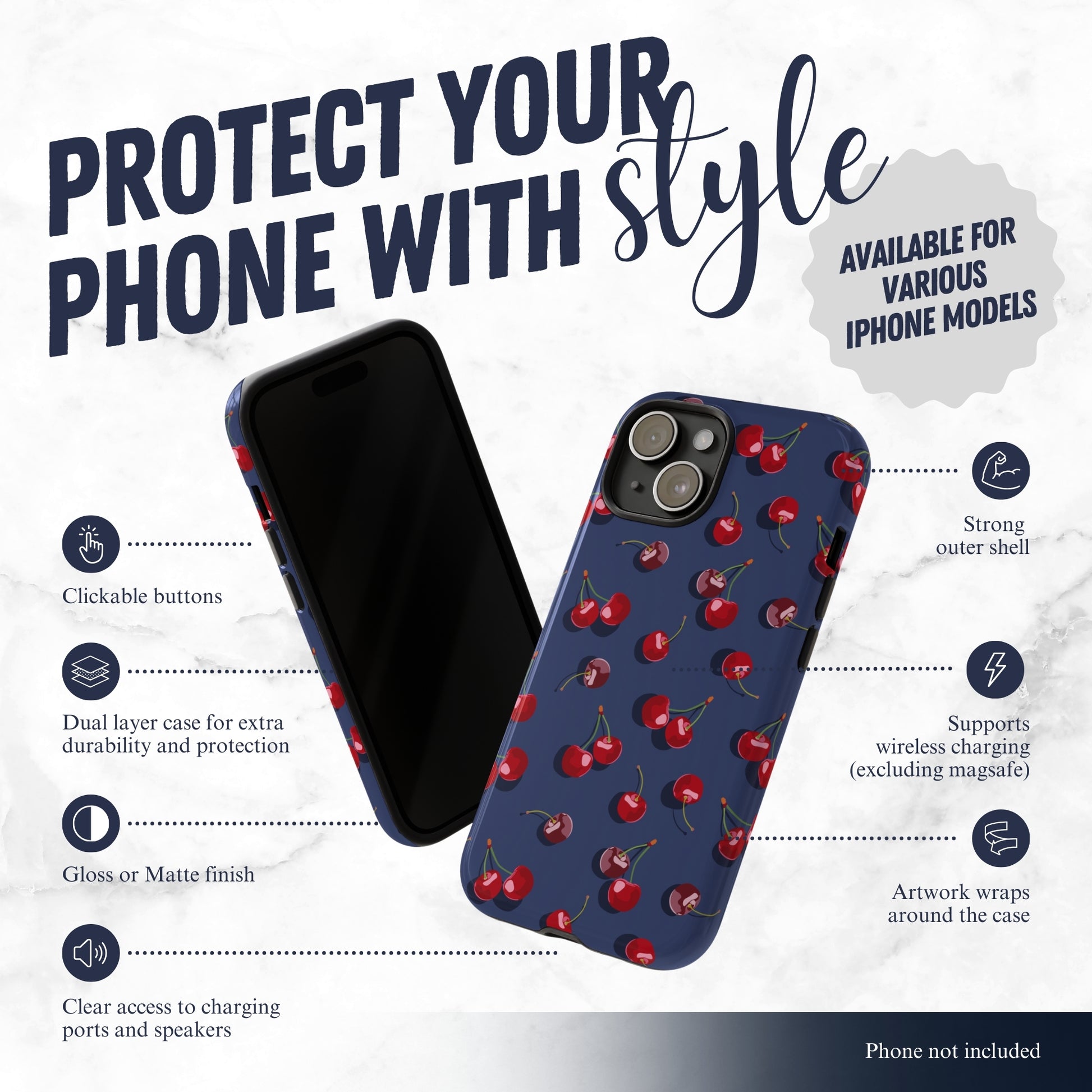 Sweet Tease - iPhone Case Phone Case-aesthetic phone case-shockproof phone case-cute phone case-designer phone case-elegant phone case-luxury phone case-phone accessories-fashion accessory