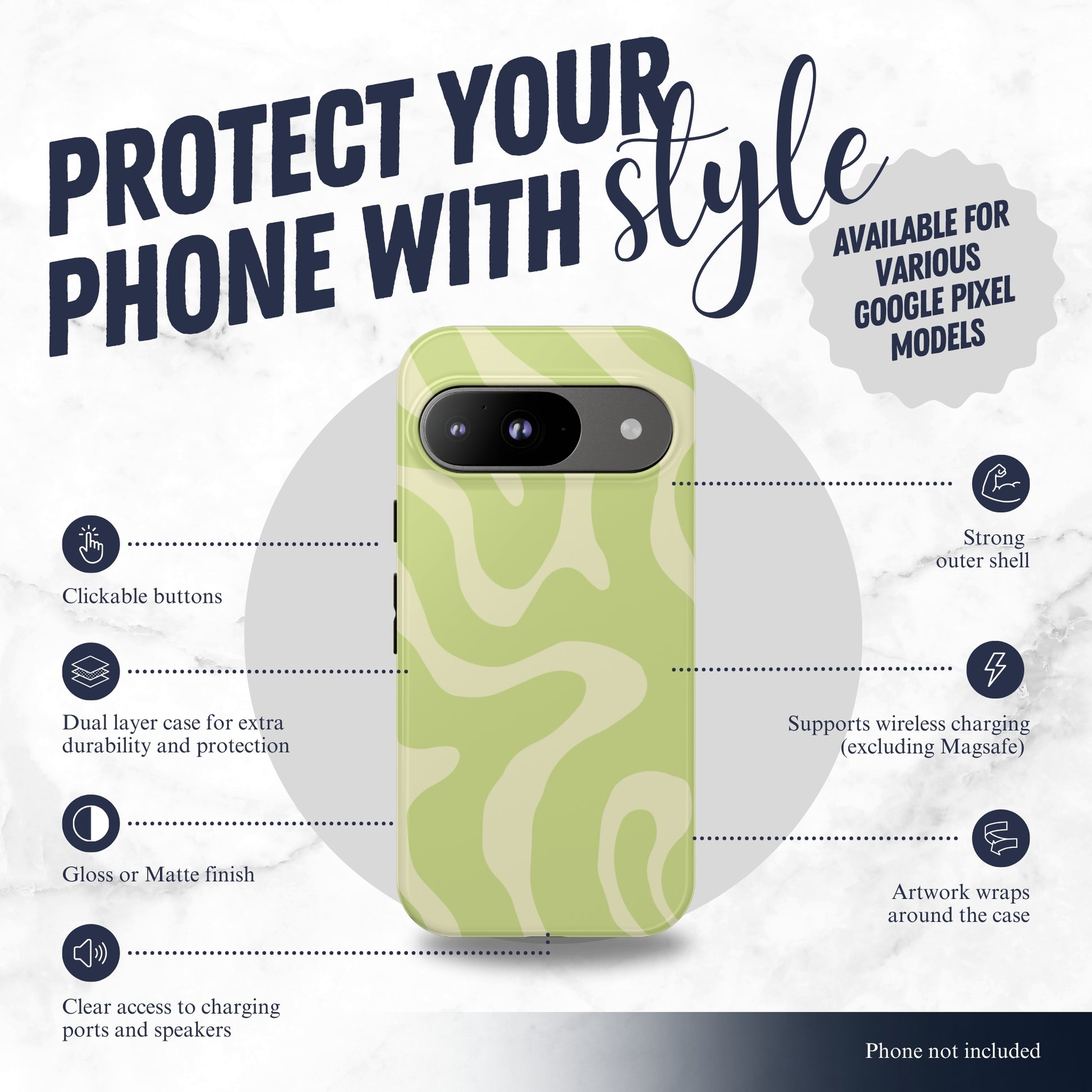 Fresh Feeling - Google Pixel Case Phone Case-aesthetic phone case-shockproof phone case-cute phone case-designer phone case-elegant phone case-luxury phone case-phone accessories-fashion accessory