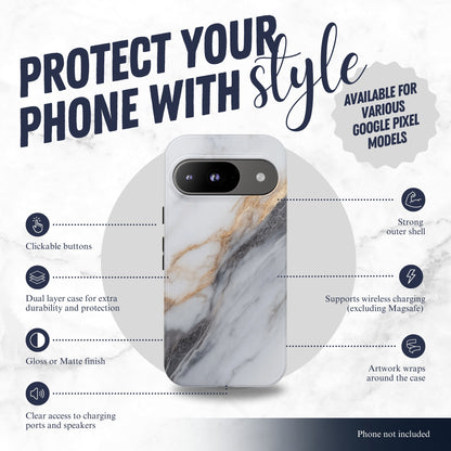 Ivory - Google Pixel Case Phone Case-aesthetic phone case-shockproof phone case-cute phone case-designer phone case-elegant phone case-luxury phone case-phone accessories-fashion accessory