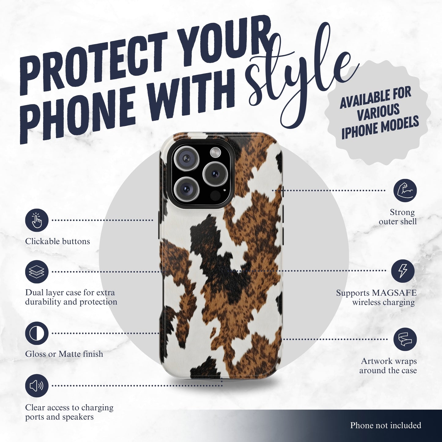 Cappuccino - Magsafe iPhone Case Phone Case-aesthetic phone case-shockproof phone case-cute phone case-designer phone case-elegant phone case-luxury phone case-phone accessories-fashion accessory