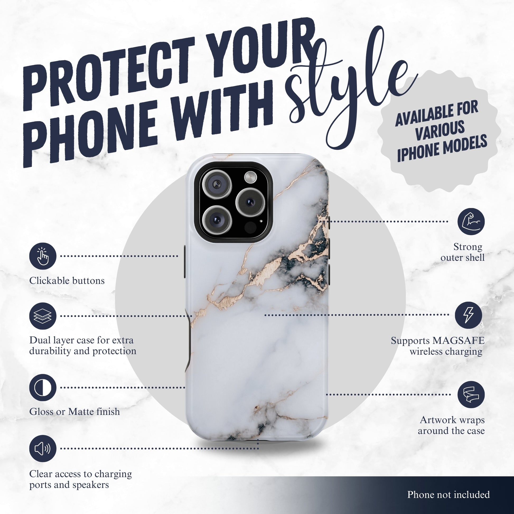 Silk Touch - Magsafe iPhone Case Phone Case-aesthetic phone case-shockproof phone case-cute phone case-designer phone case-elegant phone case-luxury phone case-phone accessories-fashion accessory