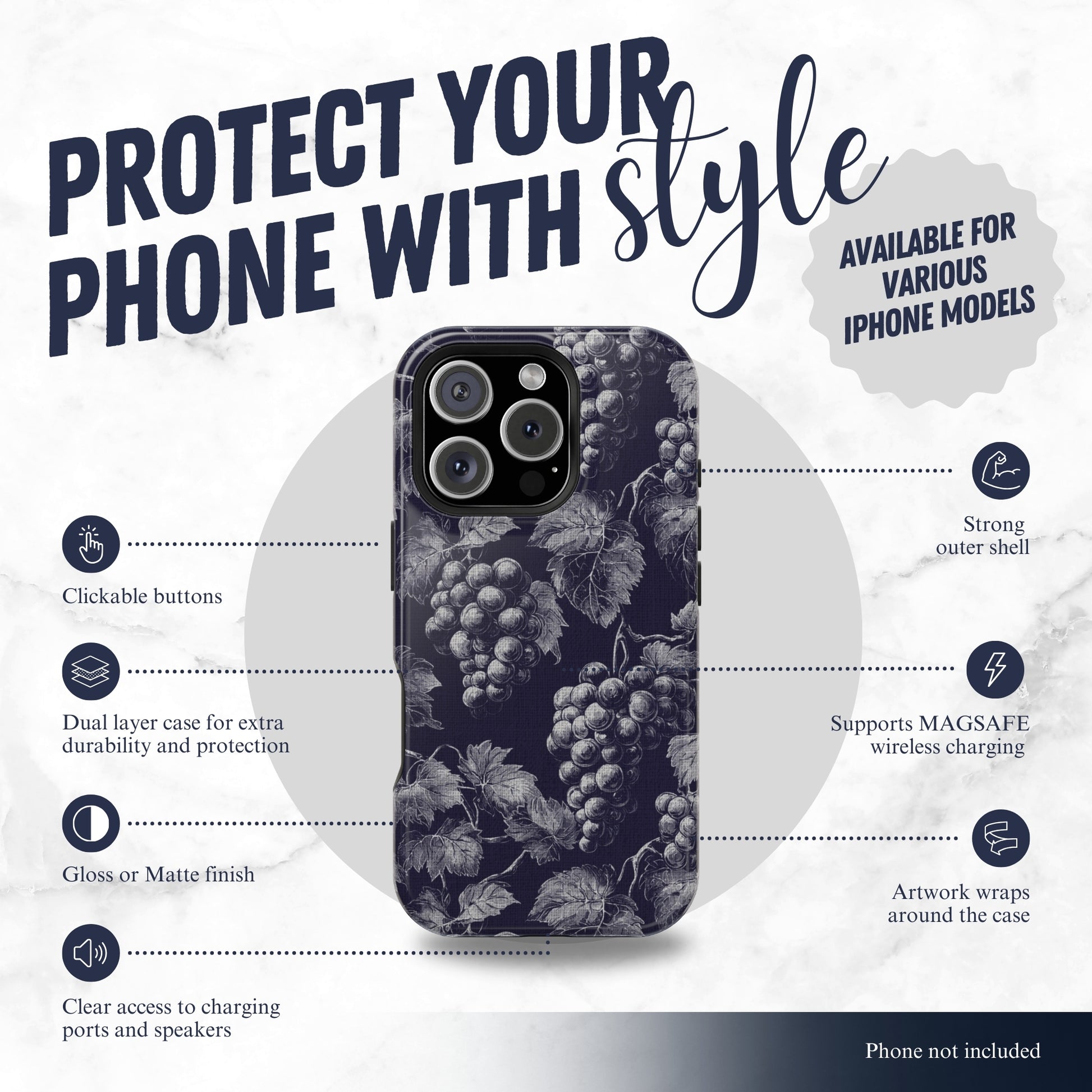 Orchard - Magsafe iPhone Case Phone Case-aesthetic phone case-shockproof phone case-cute phone case-designer phone case-elegant phone case-luxury phone case-phone accessories-fashion accessory