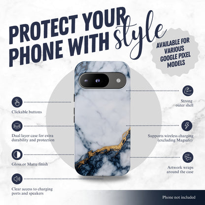 Azure Alloy - Google Pixel Case Phone Case-aesthetic phone case-shockproof phone case-cute phone case-designer phone case-elegant phone case-luxury phone case-phone accessories-fashion accessory