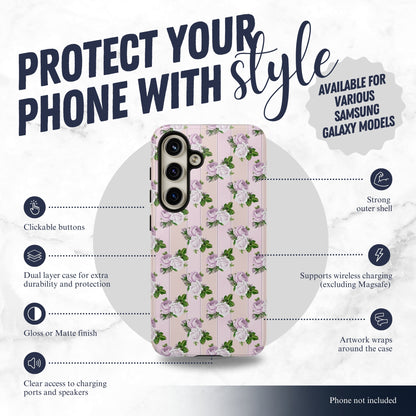 Softly Spoken - Samsung Galaxy Case Phone Case-aesthetic phone case-shockproof phone case-cute phone case-designer phone case-elegant phone case-luxury phone case-phone accessories-fashion accessory
