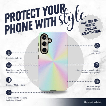 Rainbow Prism - Samsung Galaxy Case Phone Case-aesthetic phone case-shockproof phone case-cute phone case-designer phone case-elegant phone case-luxury phone case-phone accessories-fashion accessory