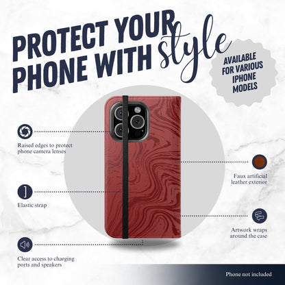Enchantress - iPhone Flip Case Wallet, Leather Folio Case Phone Case-aesthetic phone case-shockproof phone case-cute phone case-designer phone case-elegant phone case-luxury phone case-phone accessories-fashion accessory