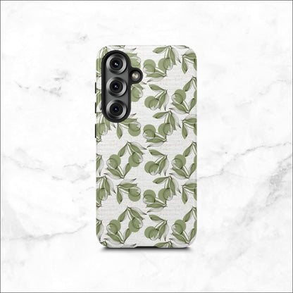 Olive Branch - Samsung Galaxy Case Phone Case-aesthetic phone case-shockproof phone case-cute phone case-designer phone case-elegant phone case-luxury phone case-phone accessories-fashion accessory