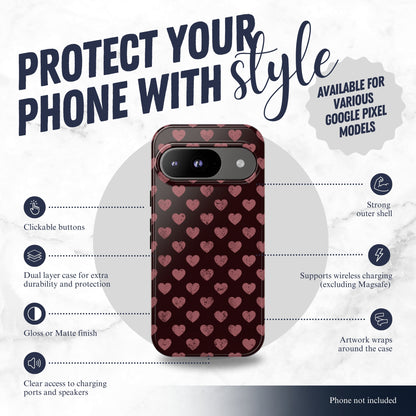 Velvet Vow - Google Pixel Case Phone Case-aesthetic phone case-shockproof phone case-cute phone case-designer phone case-elegant phone case-luxury phone case-phone accessories-fashion accessory