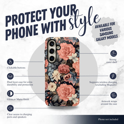 Secret Garden - Samsung Galaxy Case Phone Case-aesthetic phone case-shockproof phone case-cute phone case-designer phone case-elegant phone case-luxury phone case-phone accessories-fashion accessory