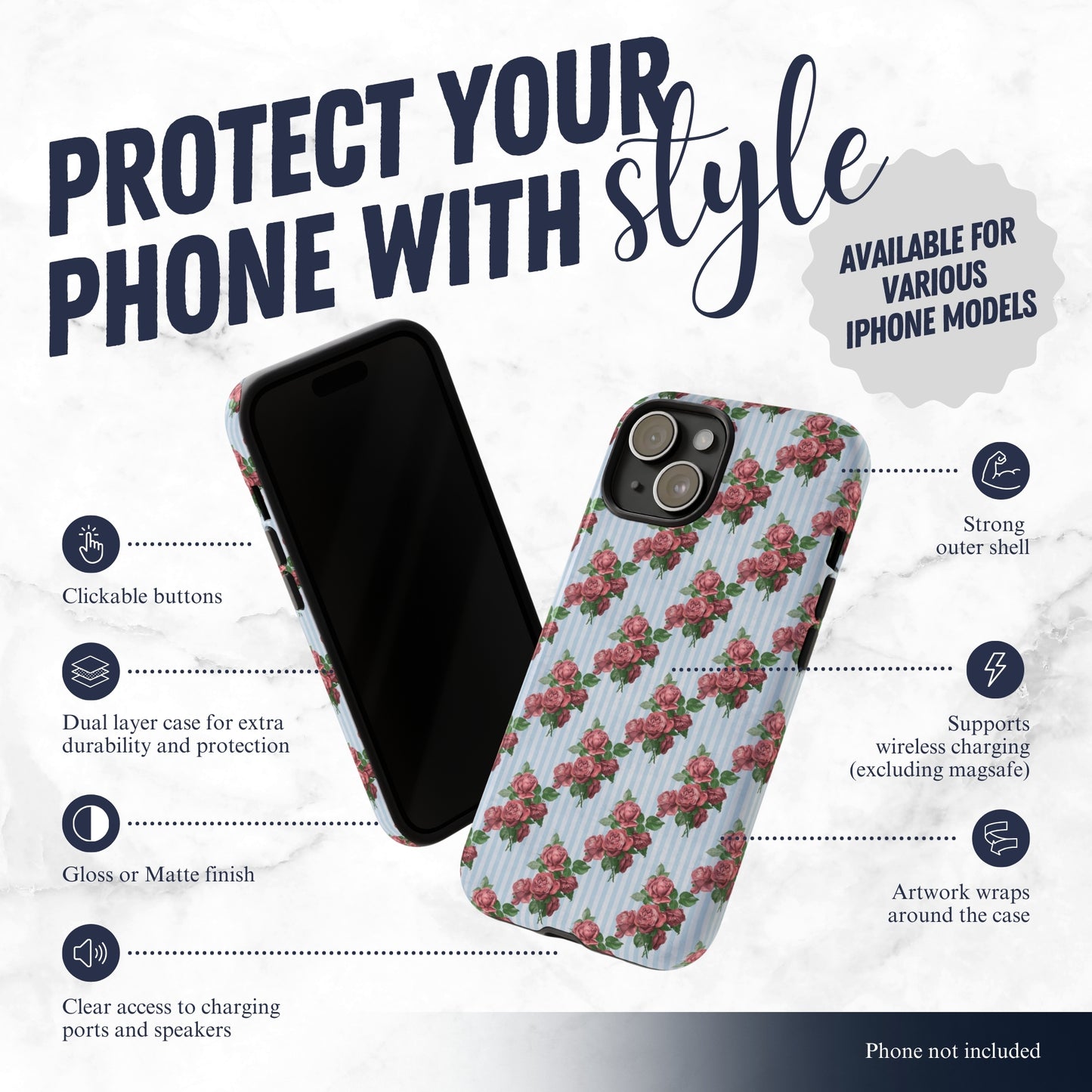 Something Subtle - iPhone Case Phone Case-aesthetic phone case-shockproof phone case-cute phone case-designer phone case-elegant phone case-luxury phone case-phone accessories-fashion accessory