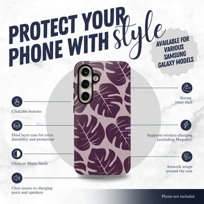 Lilac Wild - Samsung Galaxy Case Phone Case-aesthetic phone case-shockproof phone case-cute phone case-designer phone case-elegant phone case-luxury phone case-phone accessories-fashion accessory