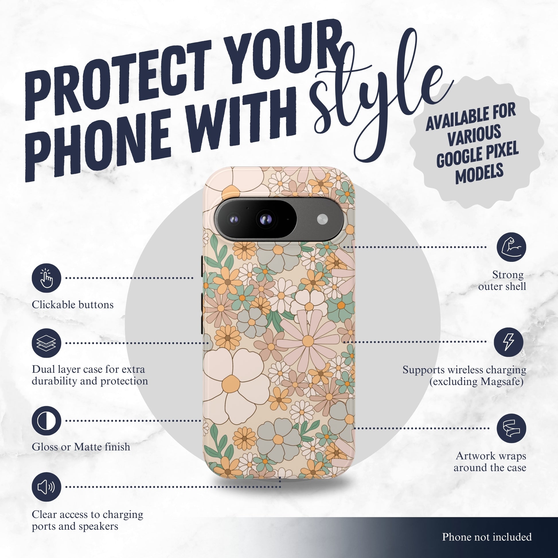 Sunny Day - Google Pixel Case Phone Case-aesthetic phone case-shockproof phone case-cute phone case-designer phone case-elegant phone case-luxury phone case-phone accessories-fashion accessory