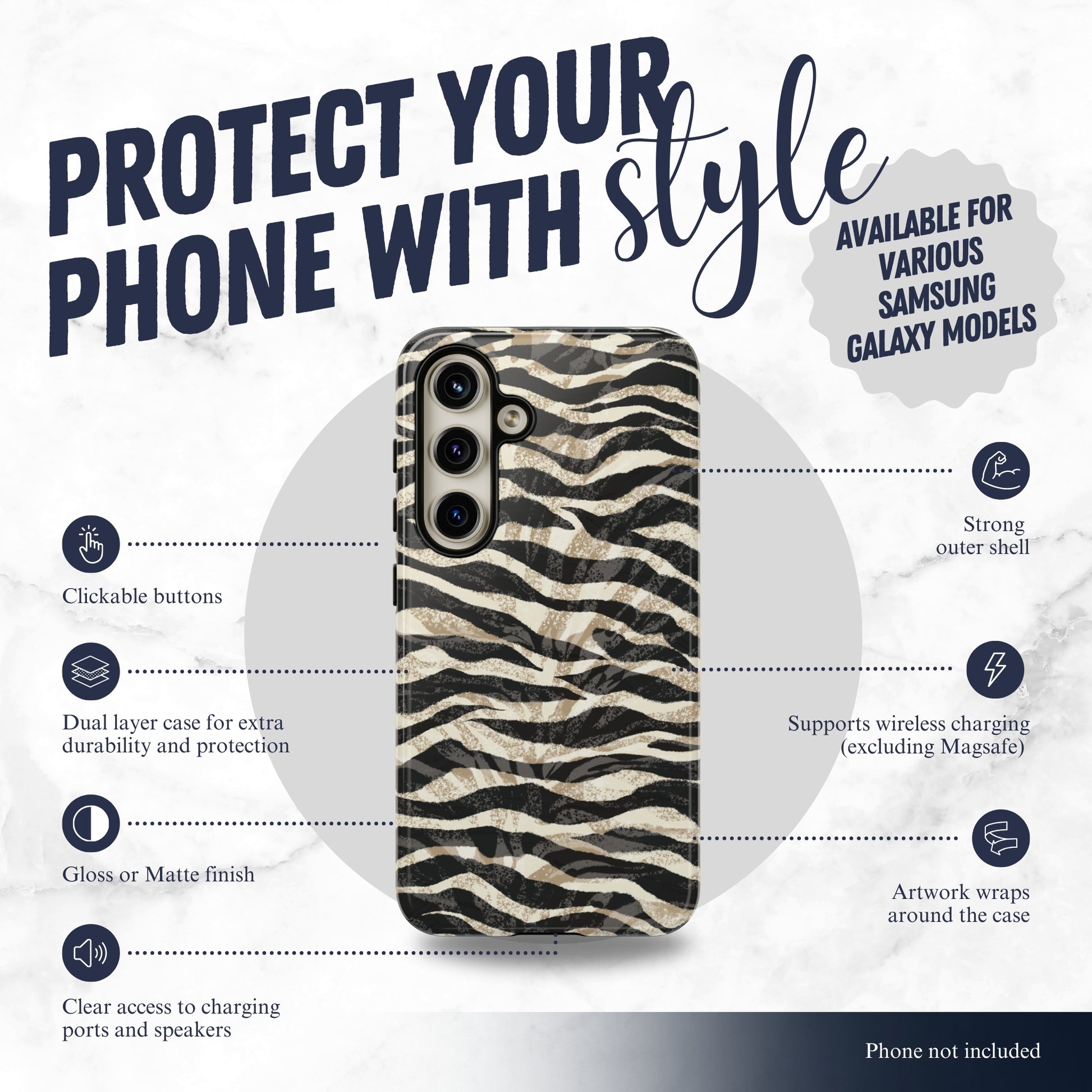 Shadow Play - Samsung Galaxy Case Phone Case-aesthetic phone case-shockproof phone case-cute phone case-designer phone case-elegant phone case-luxury phone case-phone accessories-fashion accessory