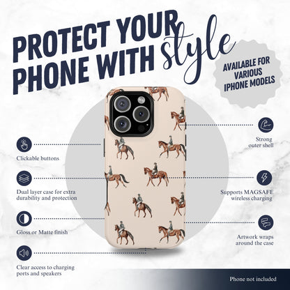 Graceful Gallop - Magsafe iPhone Case Phone Case-aesthetic phone case-shockproof phone case-cute phone case-designer phone case-elegant phone case-luxury phone case-phone accessories-fashion accessory